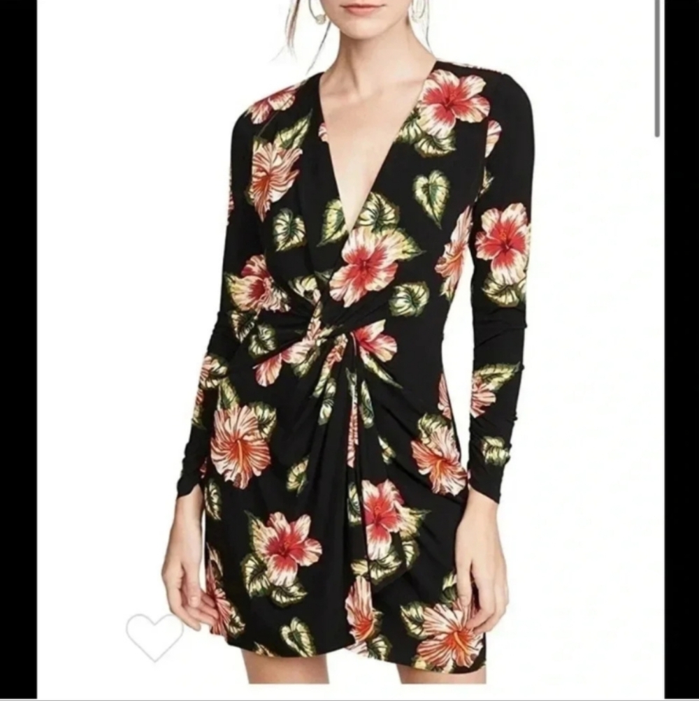 Le Superbe Waikiki Mini Baller Dress Hibiscus